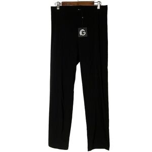Franne Golde Women's All Season Classic 28 Straight Leg Pull-On Stretch Pants 14